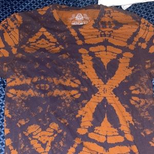 Brown tie dye tee